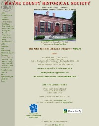 Wayne County Historical Society